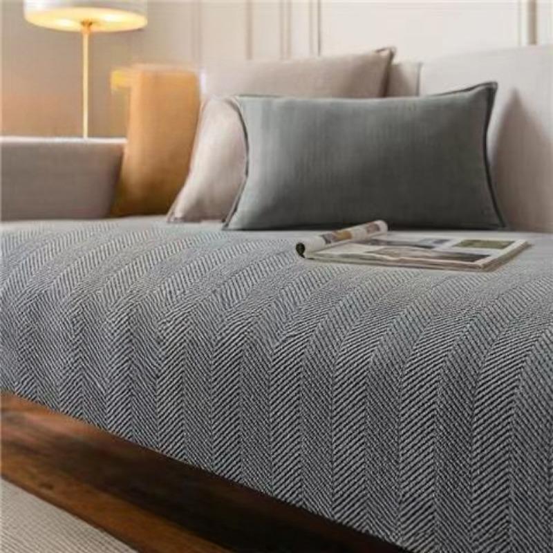 Chenille Sofa Cushion Four Seasons Universal Non-Slip Affordable Luxury Style Modern High-End Simple Cover Towel Sofa Cover