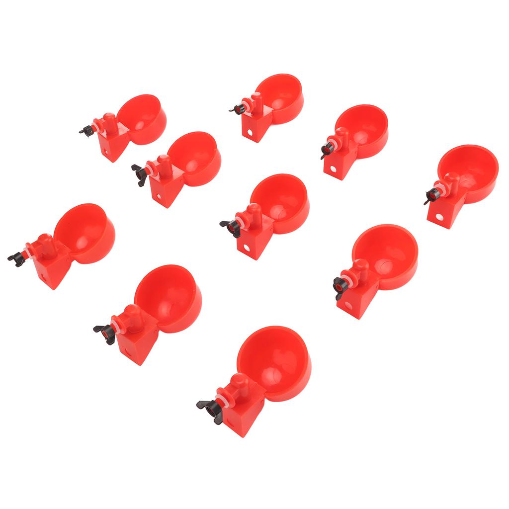 Chicken Waterer Cups Automatic Filling Waterer Chicken Water Feeder Kit Poultry Drinking Bowl for Ducks Geese Turkeys