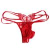 Men Sexy Panties Butterfly Lace Sheer Thong G-String Hollow Low Waist Sexy Side Open Underwear Sissy Pouch Penis Sheath T Back