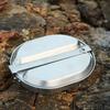 Foldable Handle Partitioned Lunch Box Leak-Proof Lunch Container Food Storage Container  Travel