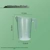 Hengzhi Large-Capacity Food-Grade Plastic Measuring Cup for Milk Tea