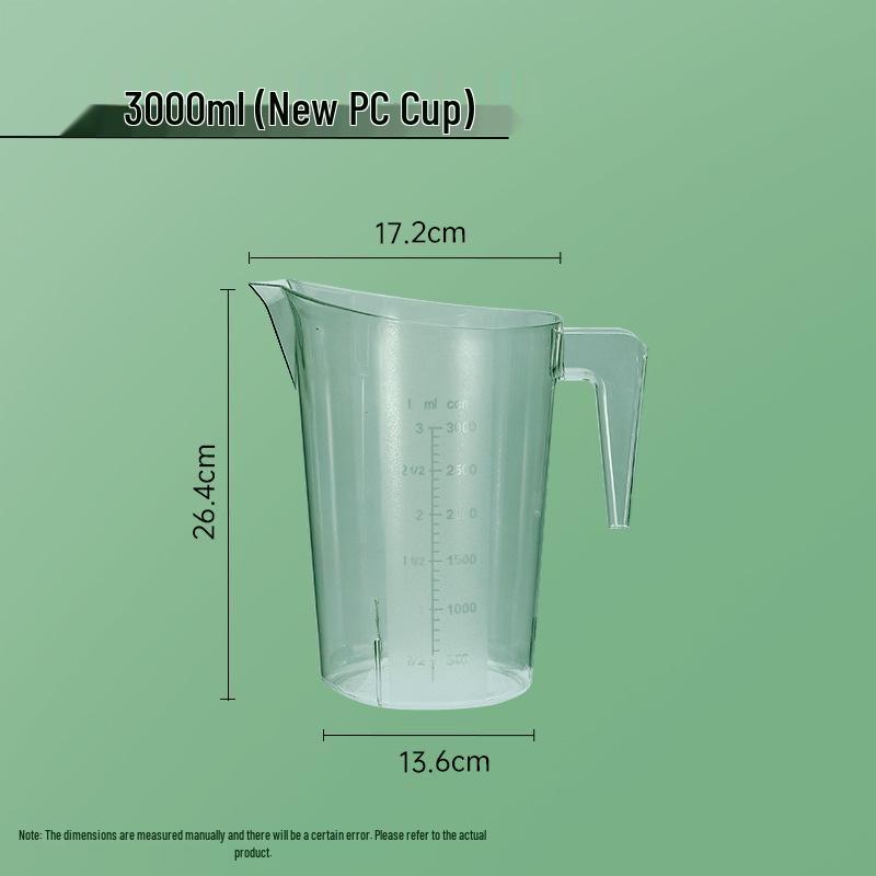 Hengzhi Large-Capacity Food-Grade Plastic Measuring Cup for Milk Tea