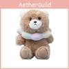 Plush Bear Cartoon Doll Keychain With Scarf Design For Collection And Kids Gift