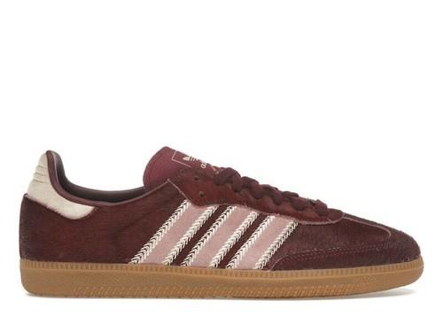 

adidas Samba OG Maroon Sand Strata Pony W - JP5330 EU 43 красный