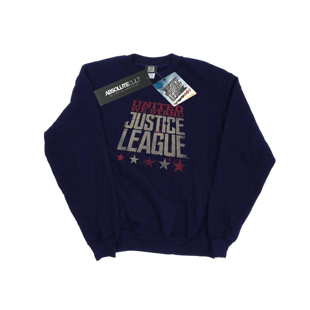 DC Comics Mens Justice League Movie United We Stand Sweatshirt