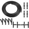 ZIMISI 13PCS Car Windshield Washer Hose Kit, Includes 12 Hose Connectors and 1 4M Washer Fluid Hose, Windshield Repair Kit, Universal Accessories for