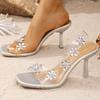 Fashion Women's High Heel Sandals Women Sandals Designer Fashion Summer Shoes Woman with Heeled Bling Sexy Heels Shoe Sandalias De Mujer