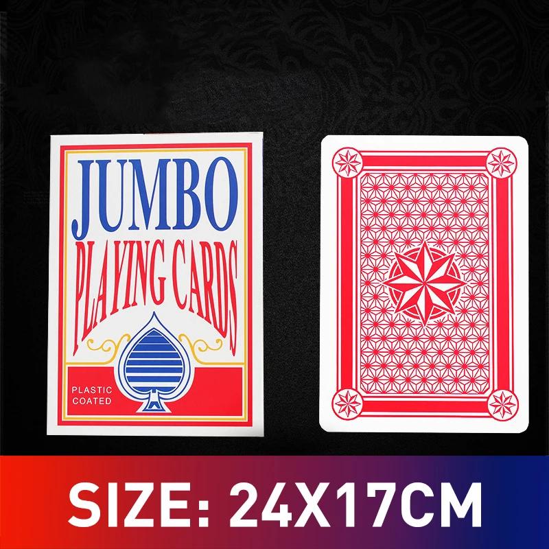 Creative Design Of Large Size And 9 Times Thicker Funny Cards Play Big Props A4 Big Card Mini Poker 4 Size