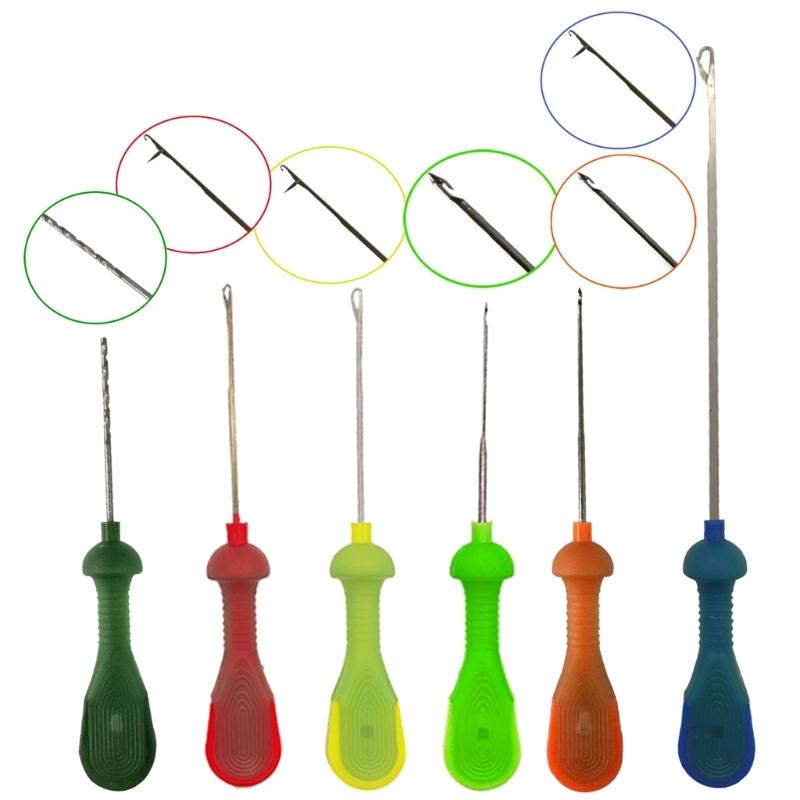 Angelköder Rig Werkzeug Köder Rigging Nadel Swinger Bohrer Angelköder Nadel Spleißstifte Einfach zu bedienen