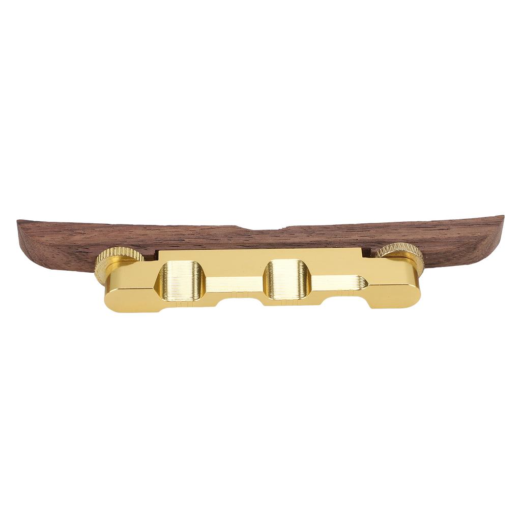 Guitar Bridge Replacement Adjustable Height Metal Rosewood Floating Bridge for Archtop Jazz Guitars
