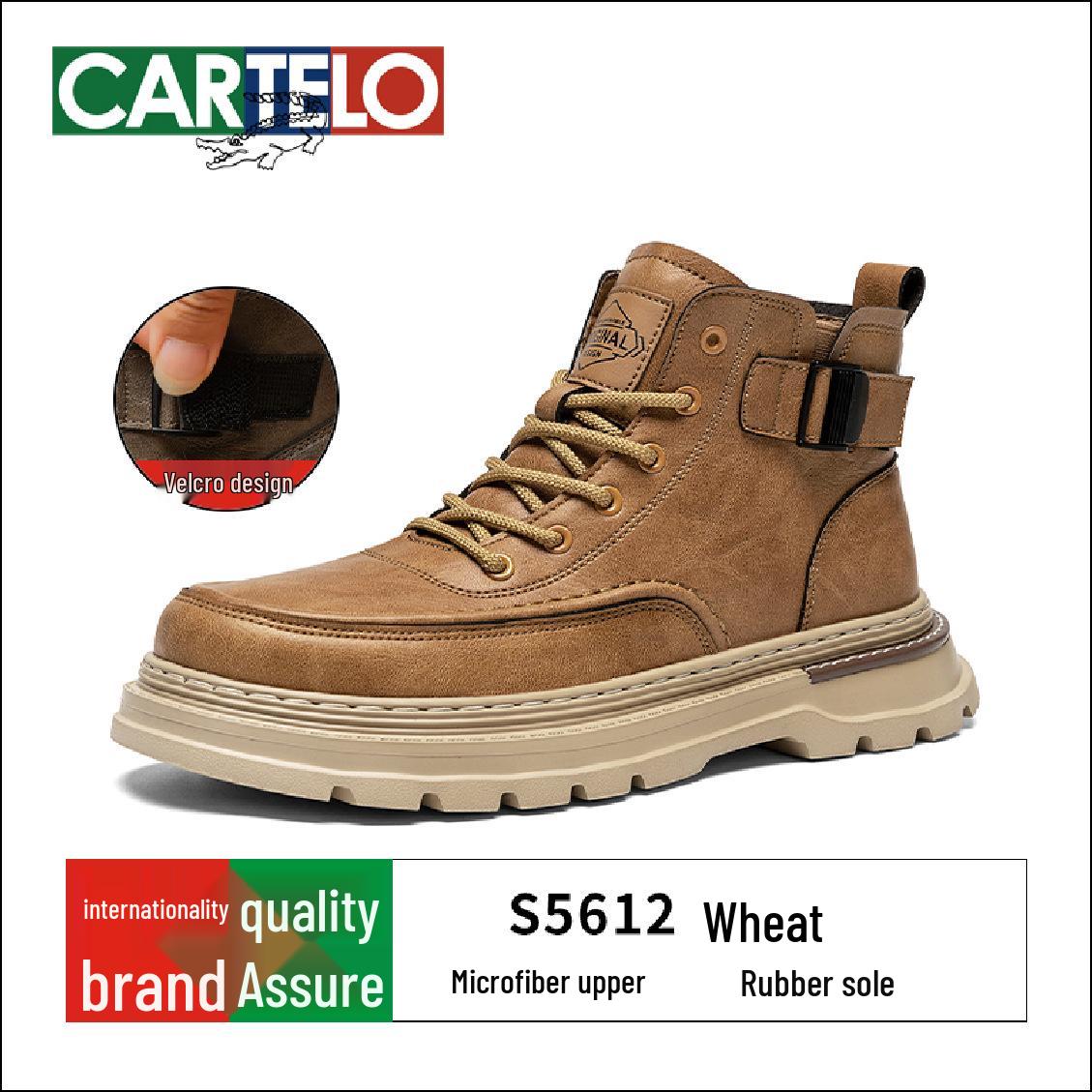 Men s Autumn 2025 Genuine Leather Martin Boots - High-Top, Versatile Motorcycle and Workwear Shoes 41