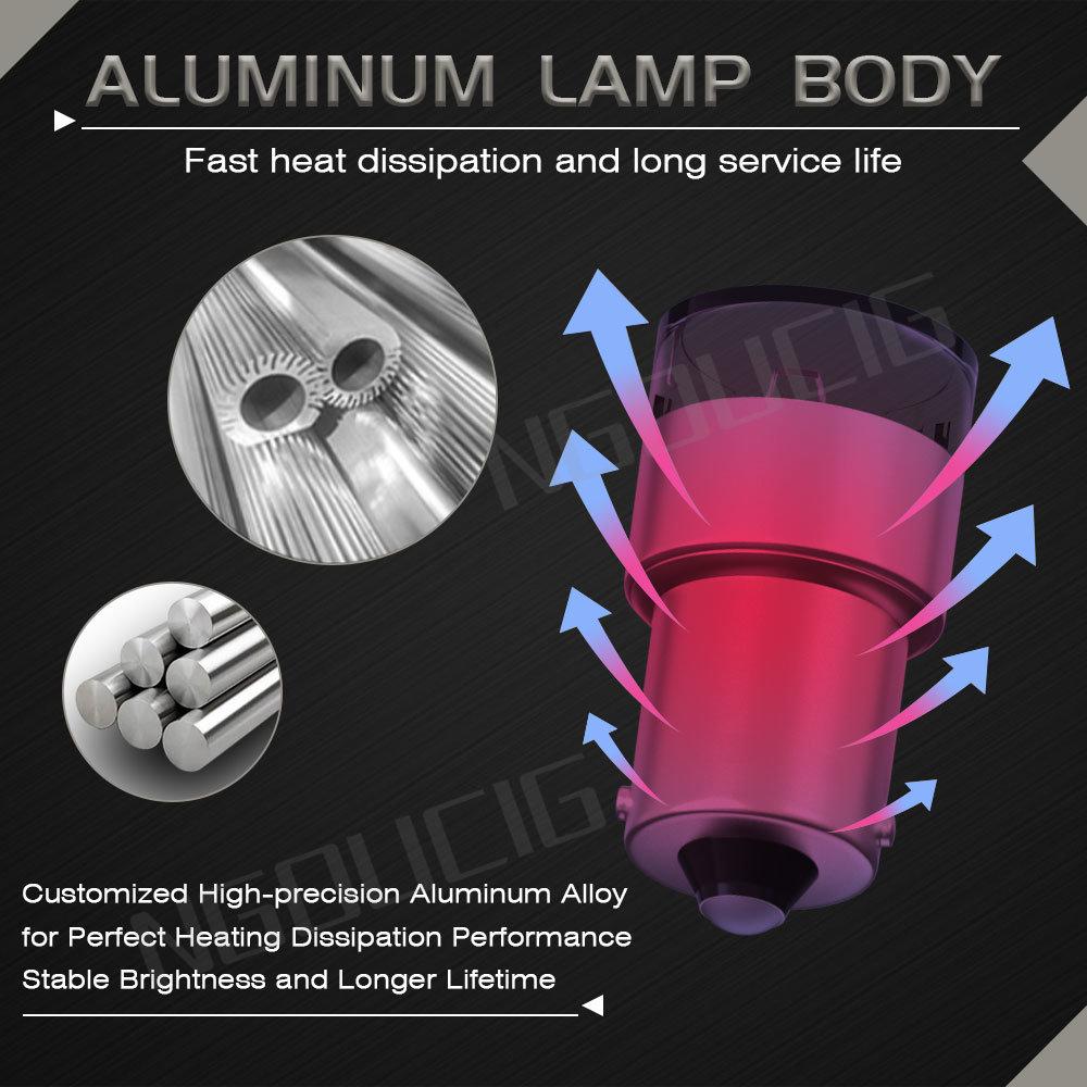 NGOUCIG 12V 24V R5W Led Bulb P21W 1156 Lamp 1157 BA15S P21/5W BAY15D Strobe Flash Flashing Brake Reverse Car Parking Light Truck License Plate Lights