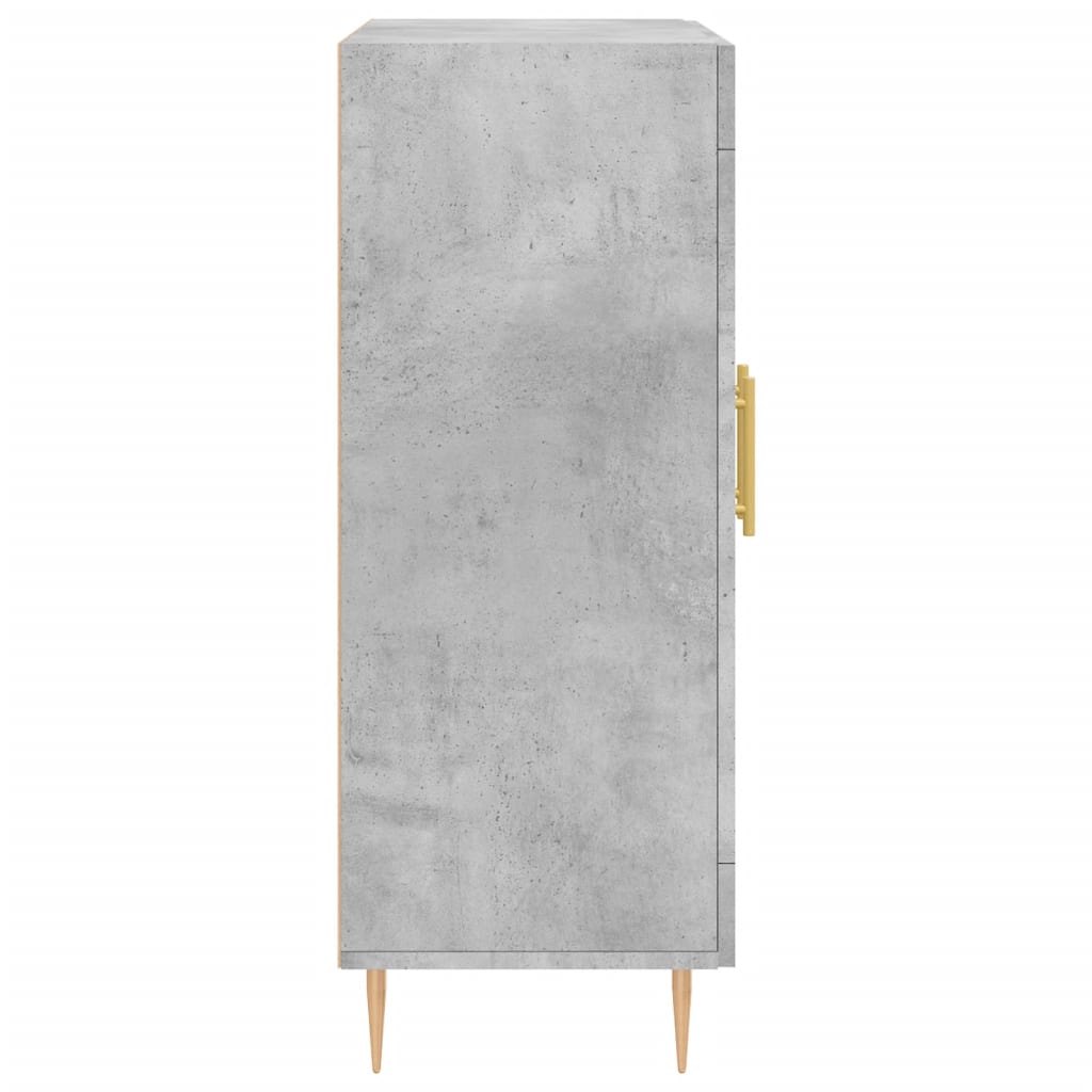 Sideboard Concrete Grey 69.5 X 34 X 90 Cm Engineered Wood