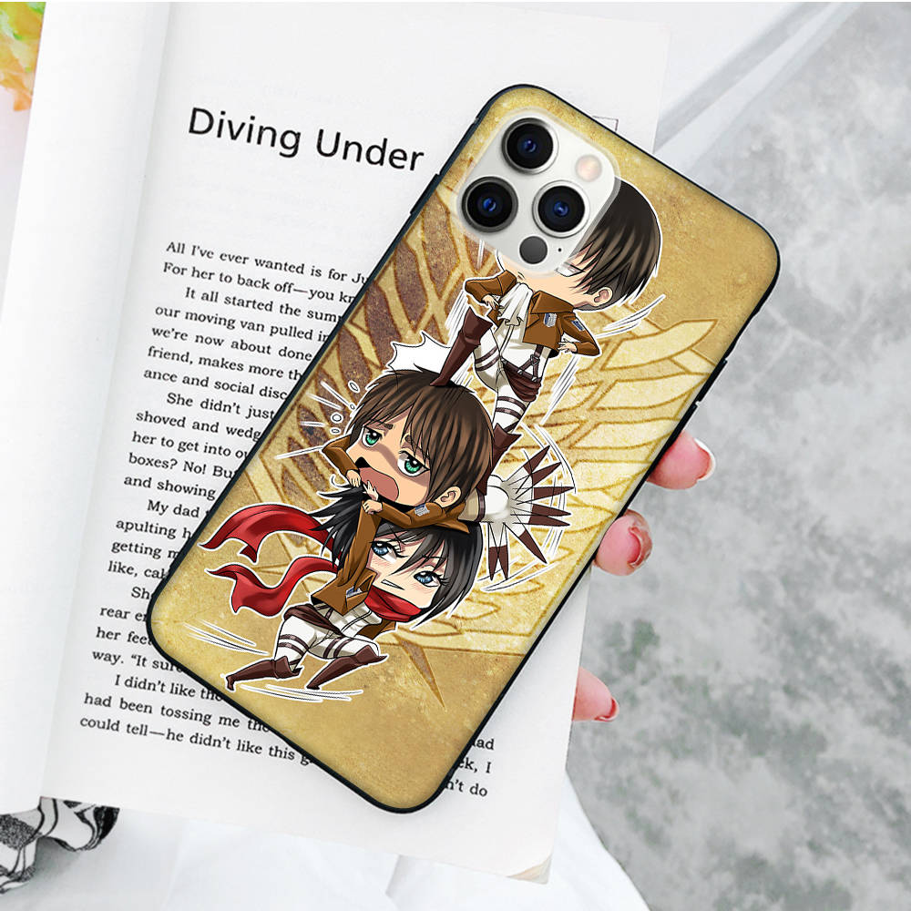 JW65 Rivaille Attack On Titans Soft Case for Samsung Note 20 Lite S24 Ultra S23 A03 A05 A06 A11 A71 A15 A16 A13 A24 A25 A33 A52 A53 A50 M55 M35 Plus