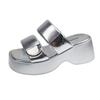 Star with the Same Style Beautiful Cool Slippers Female Summer Wear Fashion Fairy Style New Thick Bottom Versatile with Skirt Beach Cool