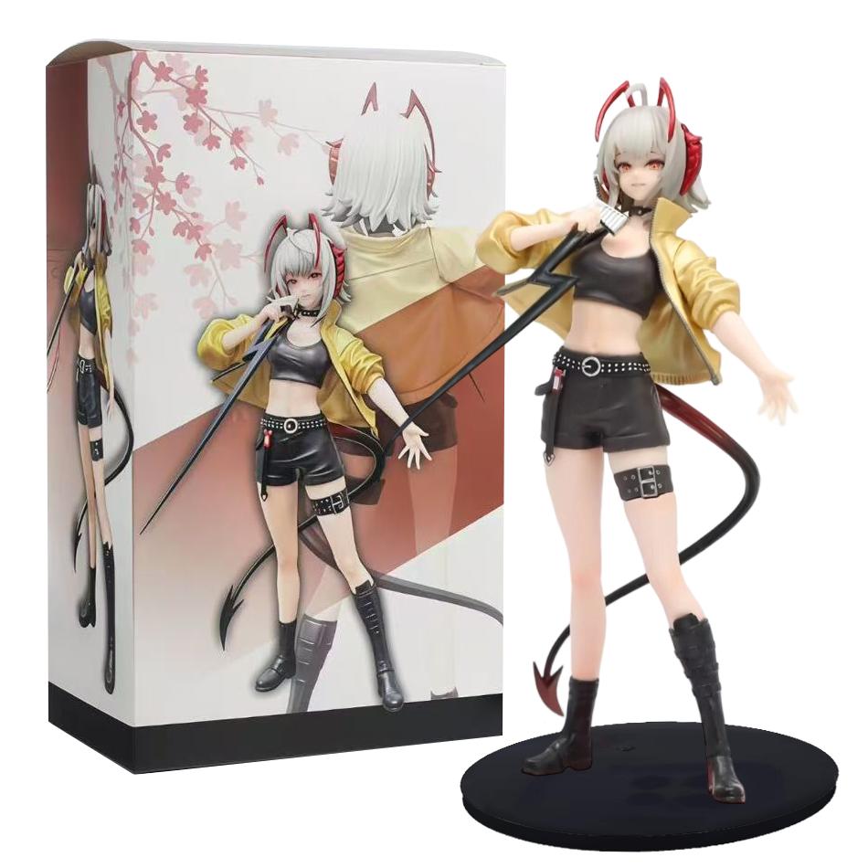 Arknights Anime Game Figure W Armed Beautiful Girls Peripherals Kawaii Manga Figures Collection Model Dolls for Game fans Gift