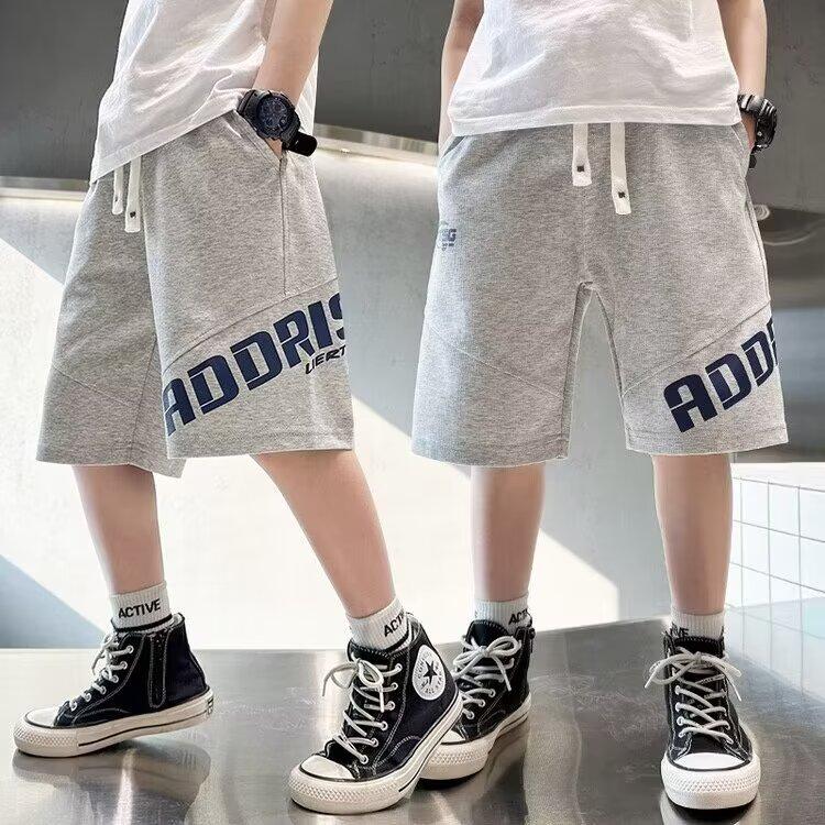 Boys' Summer Shorts 2025 New Style for Kids Boys Summer Thin Sports Mid-Length Pants Street Fashion