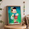 Disney Pinocchio oil painting kit digital painting art handmade diy home room decorations
