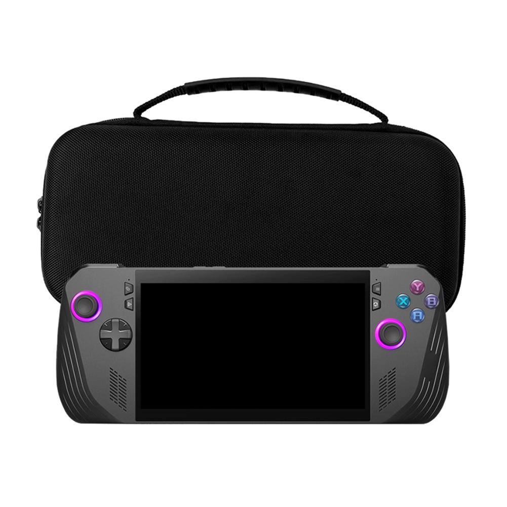 EVA Travel Protective Case Waterproof Hard Shell Case Shockproof with Accessory Pocket for Asus Rog Ally X/Rog Ally Game Console