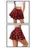European & American Style Plaid Pleated Milk Silk Cheerleader Skirt