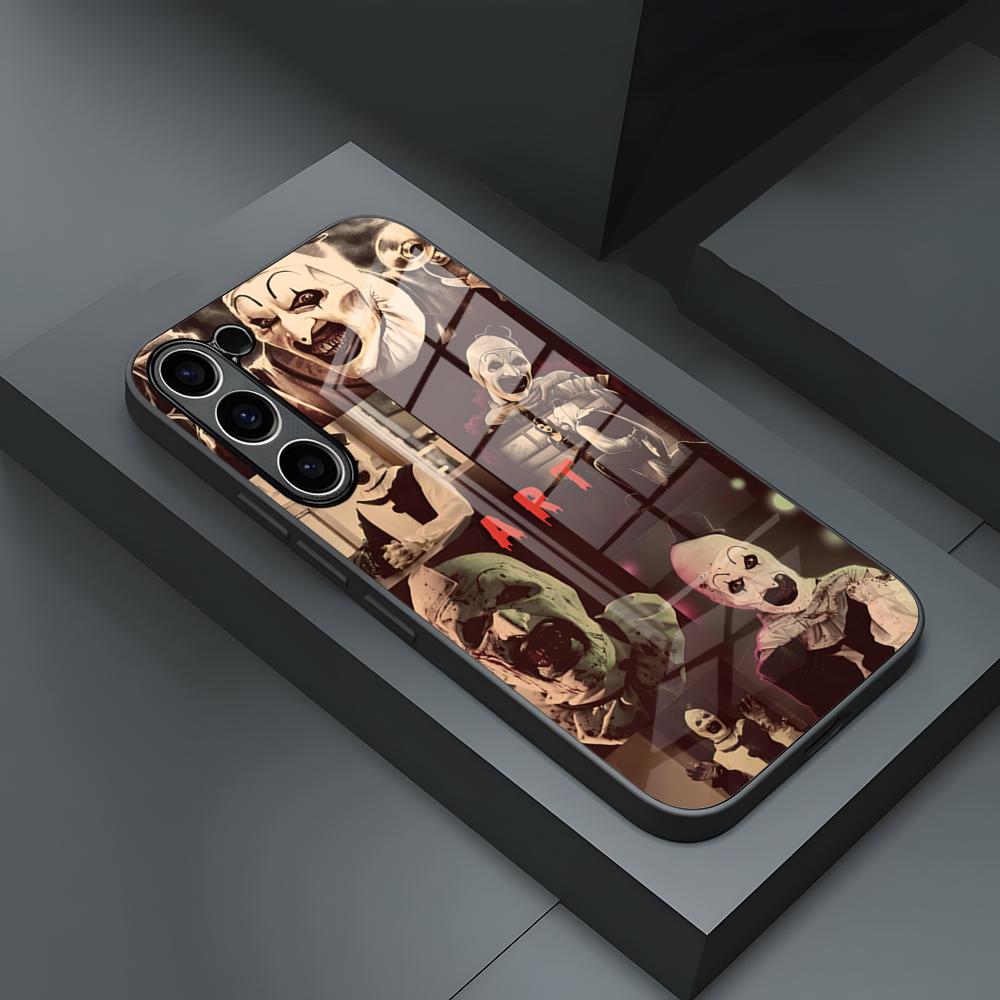 

Horror Movie Terrifier Phone Case For S24 Ultra Samsung S23 Fe S22 S20 S21 Plus Galaxy A54 A34 A24 A53 Note 20 Glass Cover Samsung s22
