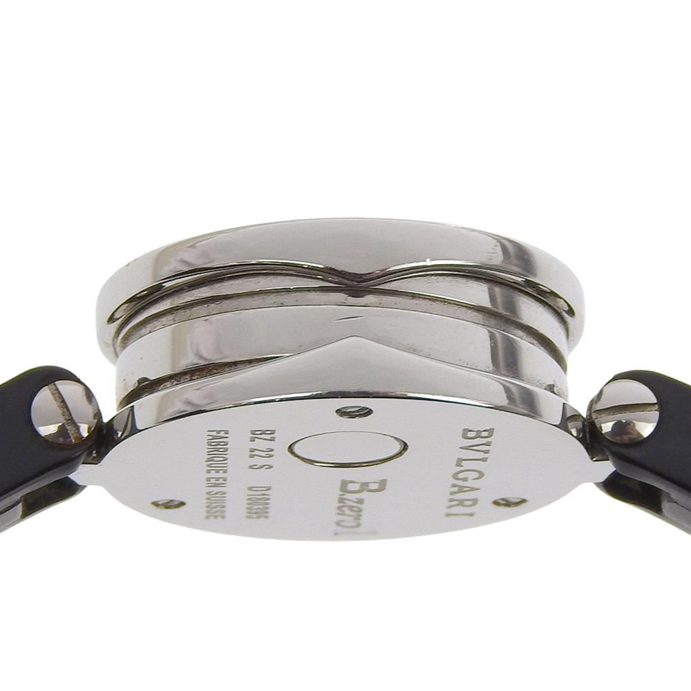 BVLGARI Bzero1 Watches BZ22S Be zero one blackDial Stainless Steel/rubber Quartz Analog display Women Used