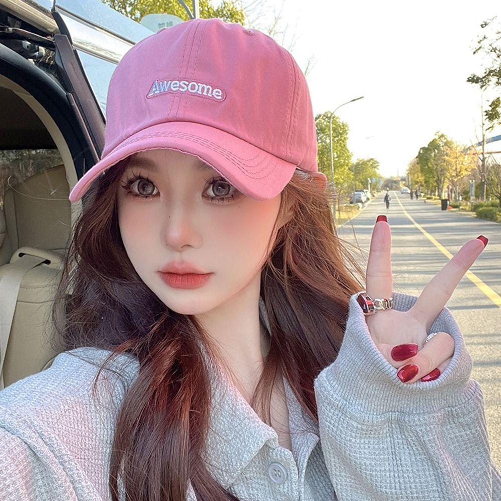 

For Couple For Women Awesome Korean Style Snapback Hat Visors Cap Letter Baseball Cap Sun Cap