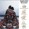 1pc Guitar Music Lightweight Flannel Blanket, Comfortable and Warm Blanket, for Office and Camping Sofa Bed, Livingroom205