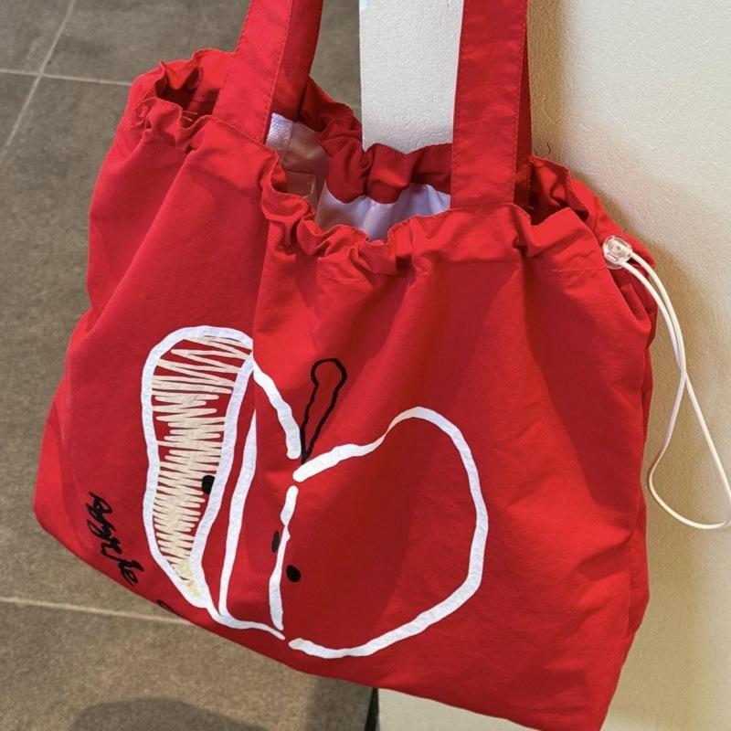 

Apple Canvas Drawstring Shoulder Bag - Lightweight, Versatile, and Perfect for Students