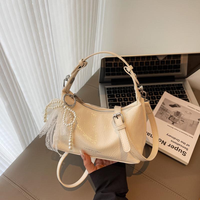 

Bag women s 2025 new summer niche fashion shoulder bag Korean version ins tide messenger bag high-end small square bag 21*10*14