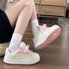 Sweetheart Powder Student Original Color Matching Niche Bread Shoes Women's Autumn New Versatile Casual Sports Board Shoes