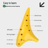 12-Hole Alto C Tone Resin Ocarina for Students