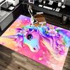 1pc Unicorn Fantasy Office Chair Mat - Anime Cartoon Design, Non-Slip Carpet for Home Decor, Suitable for All Seasons, Perfect Gift for Office and Gam