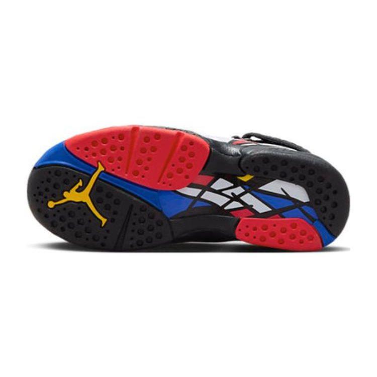 Zapatillas para Niños Air Jordan 8 Retro GS Playoff 2023 Negro Rojo Verdadero Blanco 305368-062