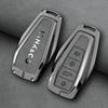 Premium Metall Schutzhülle für Lynk & Co 01 PHEV Schlüssel, Anti-Fall Schale mit Schnallenverschluss für Männer und Frauen