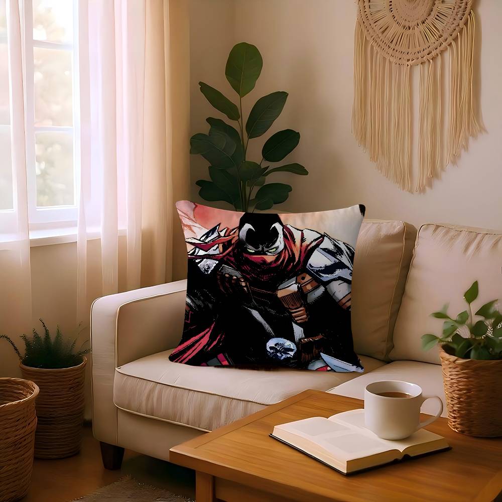 S-Spawn Anime Pillow Cushion Cover Pillowcase Living Room Sofa Home Decor Customized