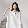 High Street Heavyweight POLO Shirt Short-sleeved Summer American Style Handsome Lapel Student Hong Kong Style Versatile T-shirt Trend