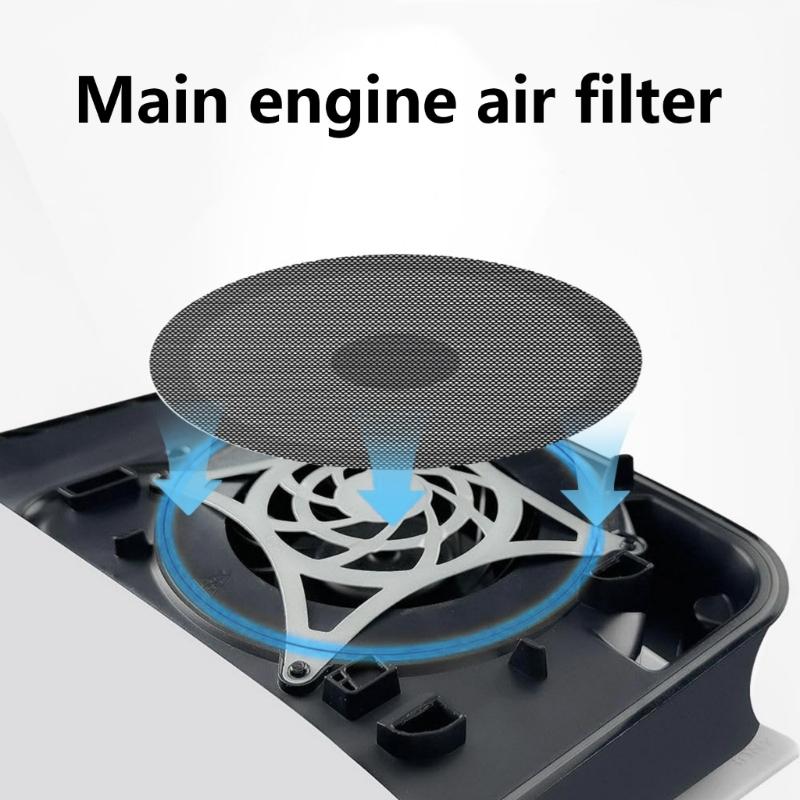 2 Stück Staubfilter Universeller Staubschutzgitter Staubschutzabdeckungs-Set Essentieller Schutz vor Staub & Schmutz für P5 Konsolen