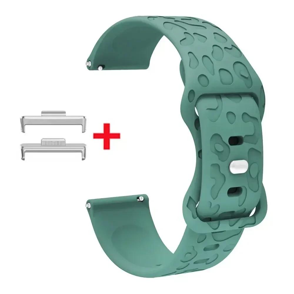Für Huawei Watch Fit 4/3 Armband Leopardenmuster-Riemen Für Huawei Fit 4 pro Silikon Graviertes Band Armband Austauschbares Uhrenarmband