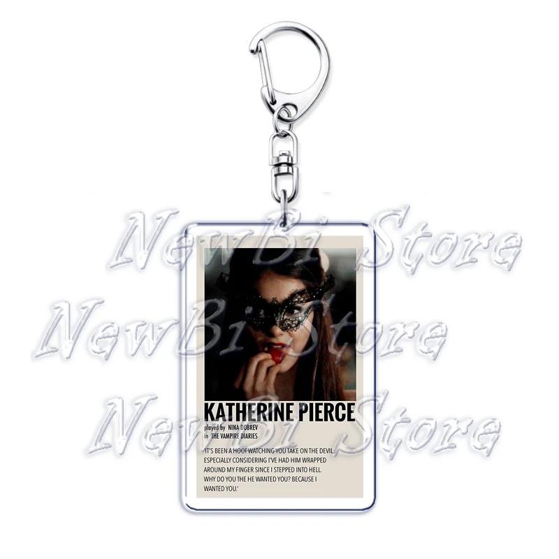 The Vampire Diaries Twilight Keychain for Accessories Damon Stefan Salvatore Elena Bella Swan Edward Cullen Key Chain Keyring