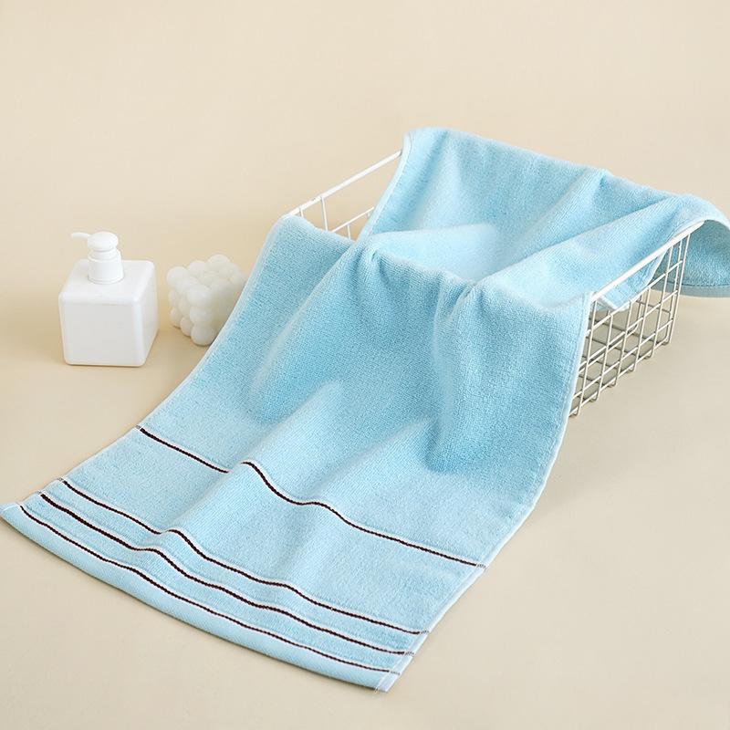 

Полотенца из чистого хлопка Полотенца для лица Однотонные рваные гостиничные мягкие бытовые водопоглощающие утолщенные хлопковые полотенца 35*75cm