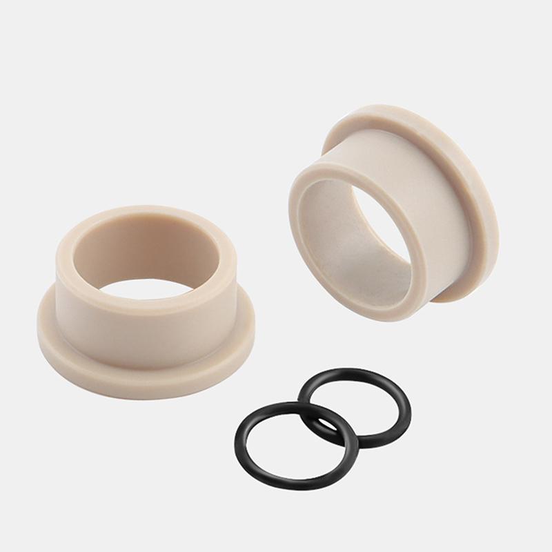 

1 Pair Rear Shock Du Bushing, Wear-Resistant Self-Lubricating Shock Absorber Bushing, High Elasticity & Durable білий