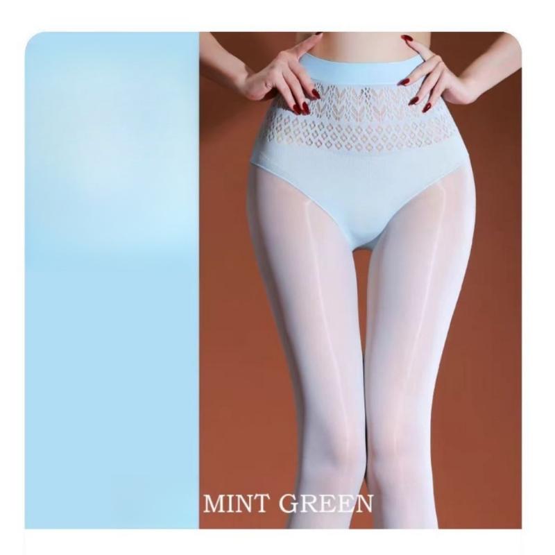 Women'S Stockings Thin Ultra Elastic Hollow Waiste Pantyhose Tights Anti-Hook Silk High Socks Exotic Lingerie Long Sockings