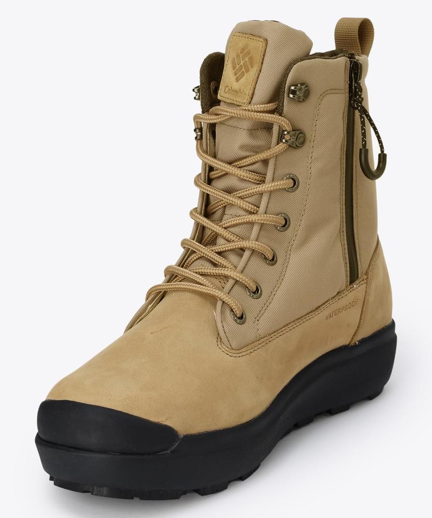 Sapland Three Luxe Waterproof Infinity YU8435 Canvas [Columbia] Omni-Heat (247 Tan, 28.0 cm)