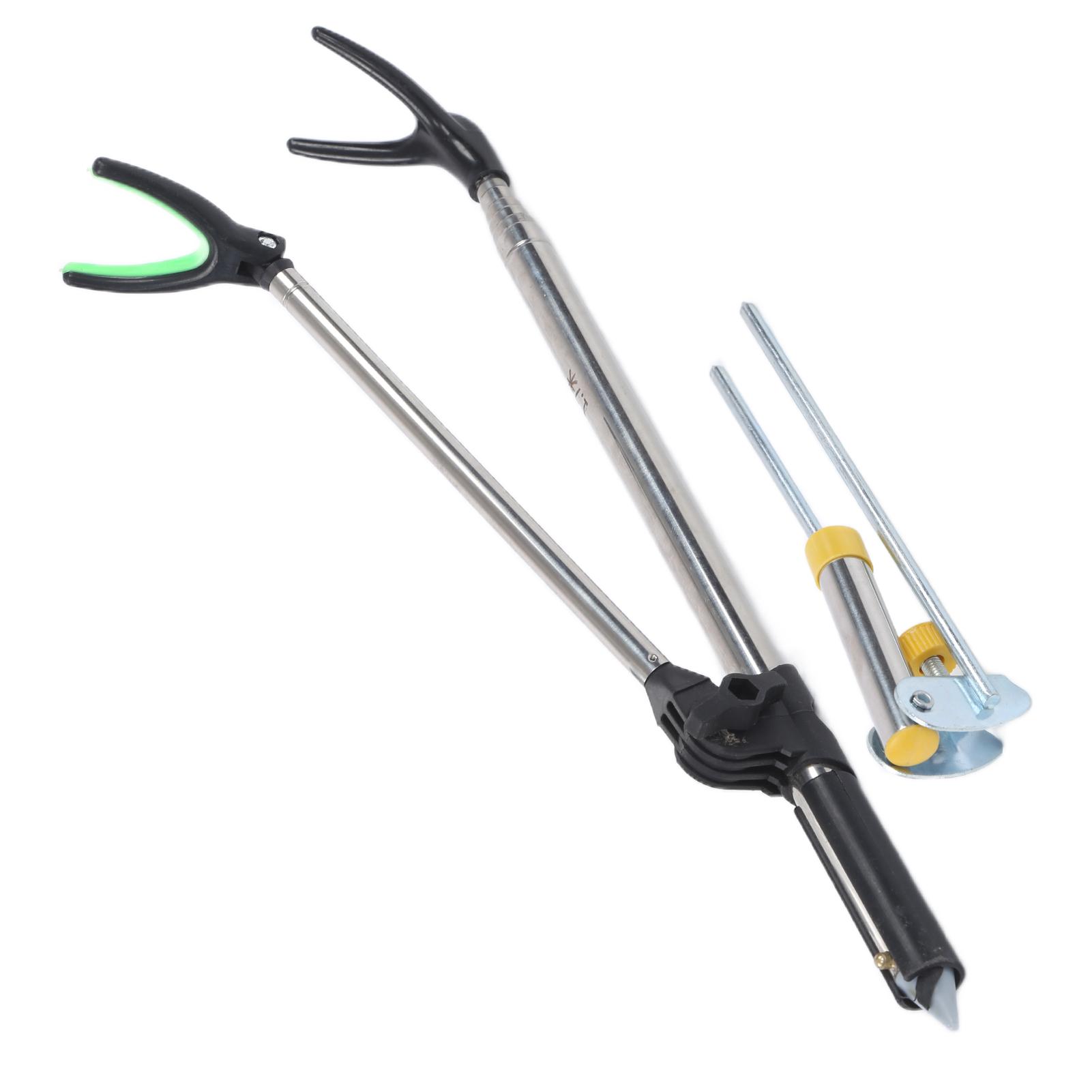 

Stainless Steel Fishing Rod Holder Ground Insert Pole Brackets Retractable Fishing Gear1.7M
