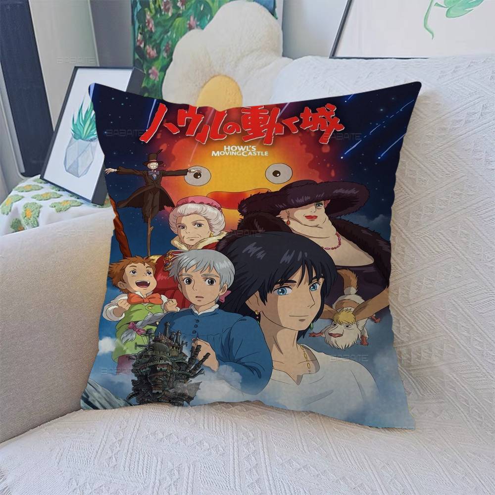 Anime C-CastleS For Film Personalized Pillow Cover Kids Bedroom Wild Party Decor Pillowcase Kid Birthday Shower Gift