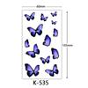 Small Fresh Tattoo Sticker, English, Alphabet Flower Butterfly Sketch Line, Waterproof Tattoo Sticker Tattoo