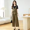 Women's Chic Two-Piece Summer Professional Suit