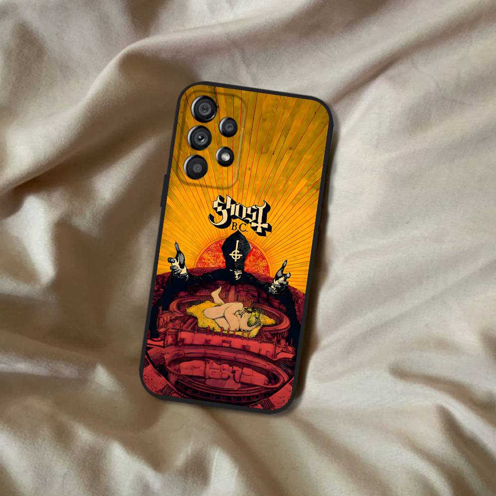 

Ghost Heavy Metal Band Samsung Phone Case For A20,A21s,A22,A31,A32,A52,A53,A72,73,A80 Soft Black Cover Samsung a80