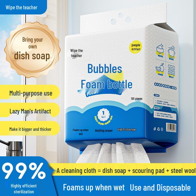 Enhanced Dual-Use Oil-Absorbing Dishcloth and Scouring Pad